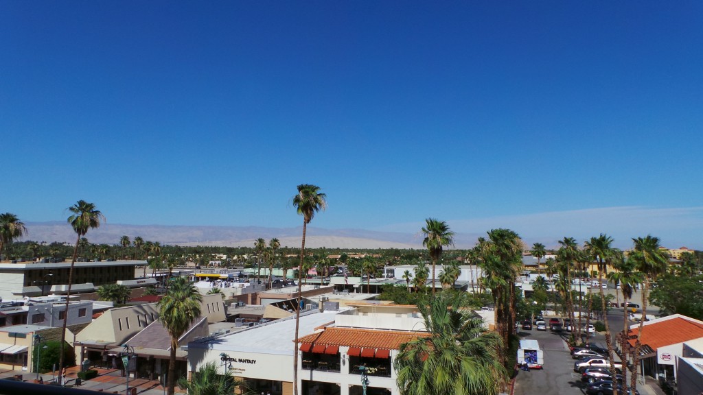 Left View from Balcony Palm Springs