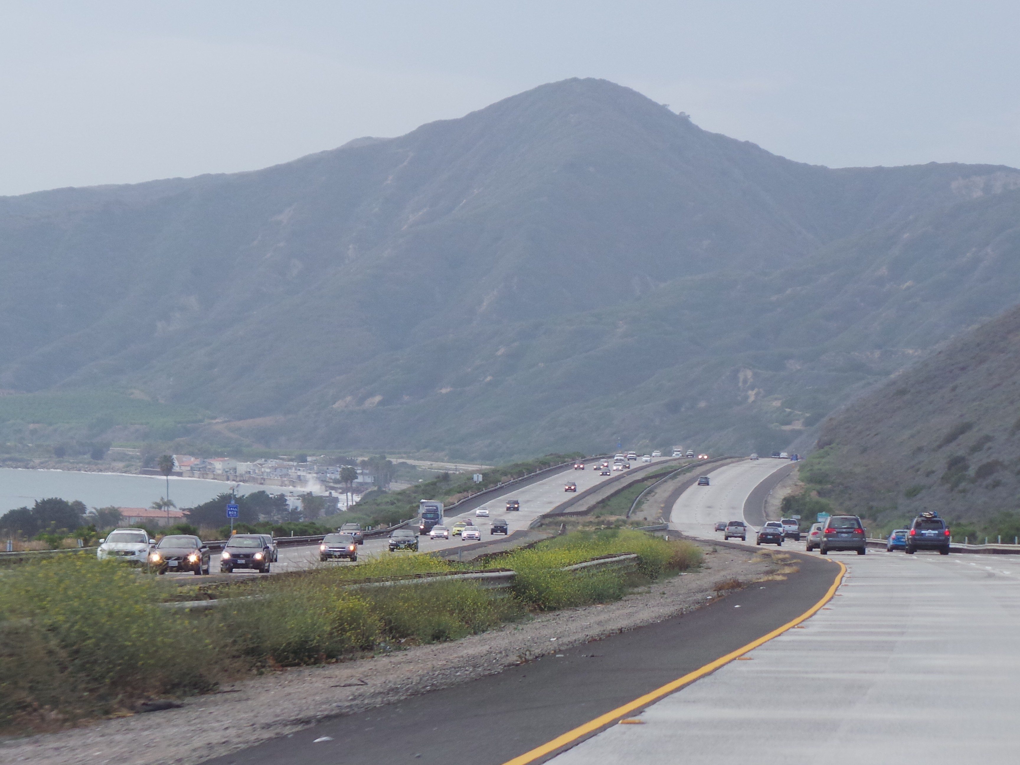 Mountains to Montecito California Ahead