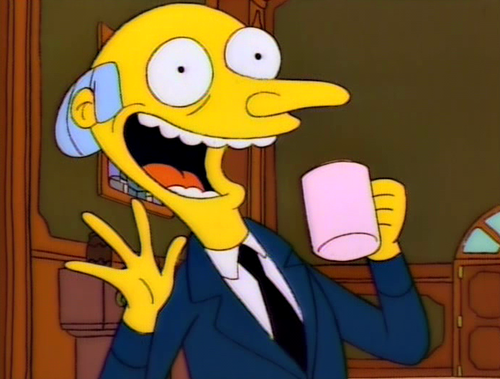 Mr Burns Simpsons Dividend