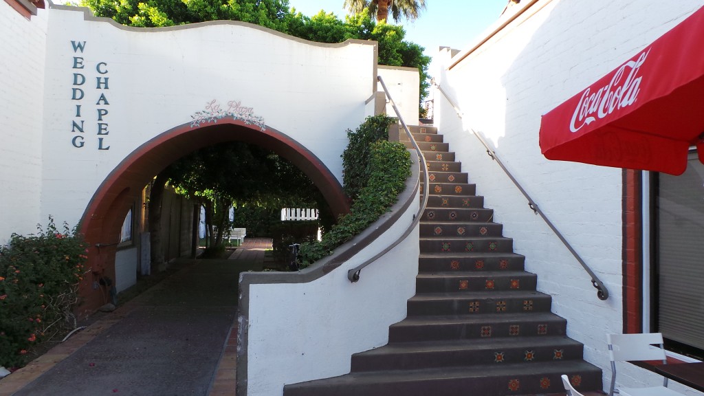 Palm Spring Wedding Chapel To the Right