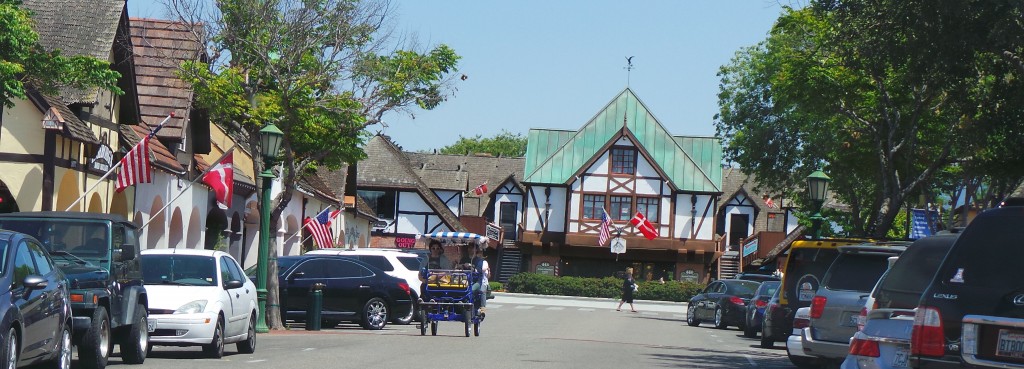 Pedaling in Solvang