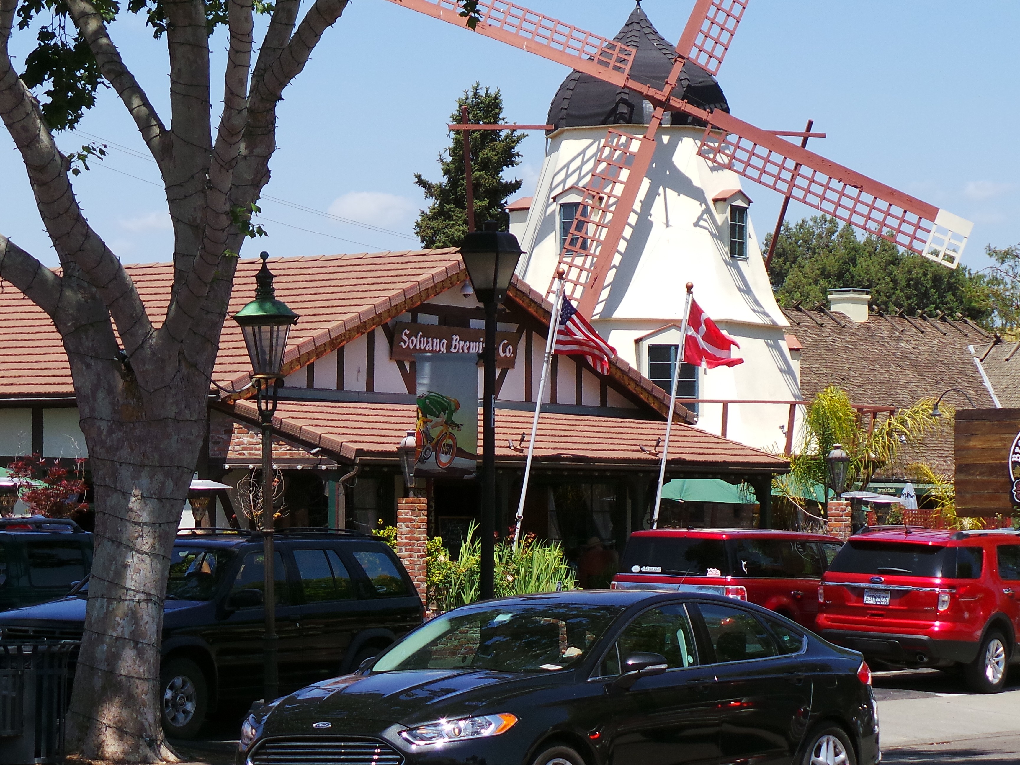 Solvang Brewing Company with Windmill
