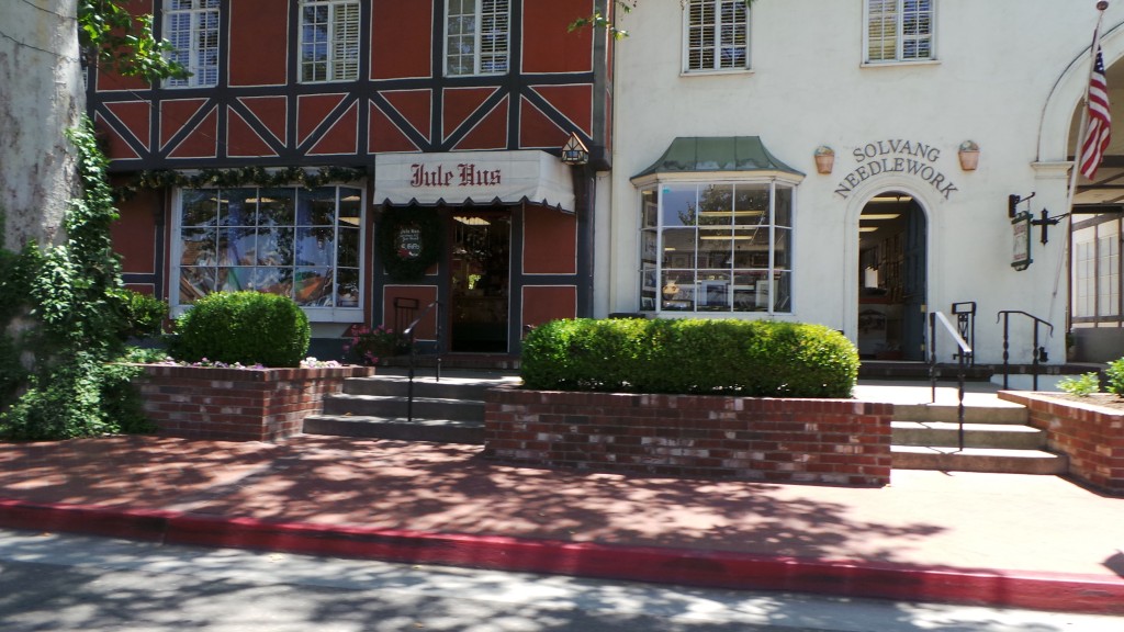 Storefronts in Solvang