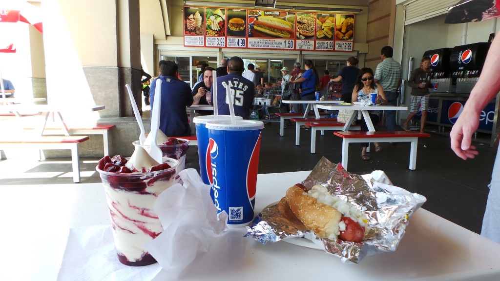 Temecula Costco Hot Dog and Ice Cream