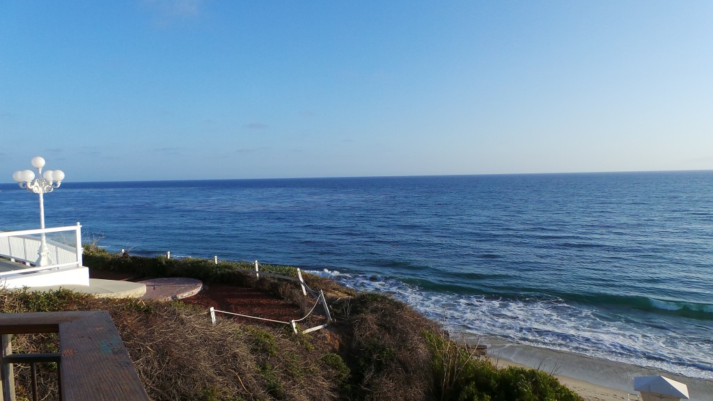 The View from the Lookout Down Hidden Alley In Laguna Beach