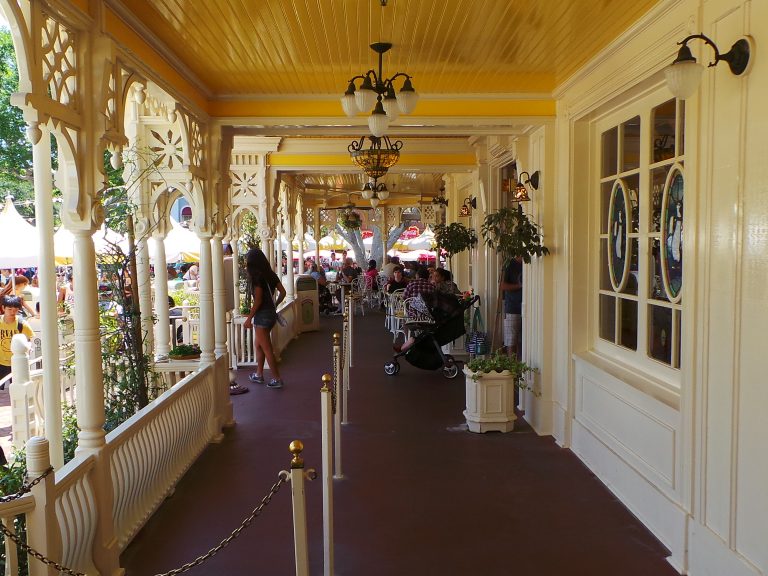 The View to the Right of Our Table Jolly Holiday Bakery Cafe Disneyland