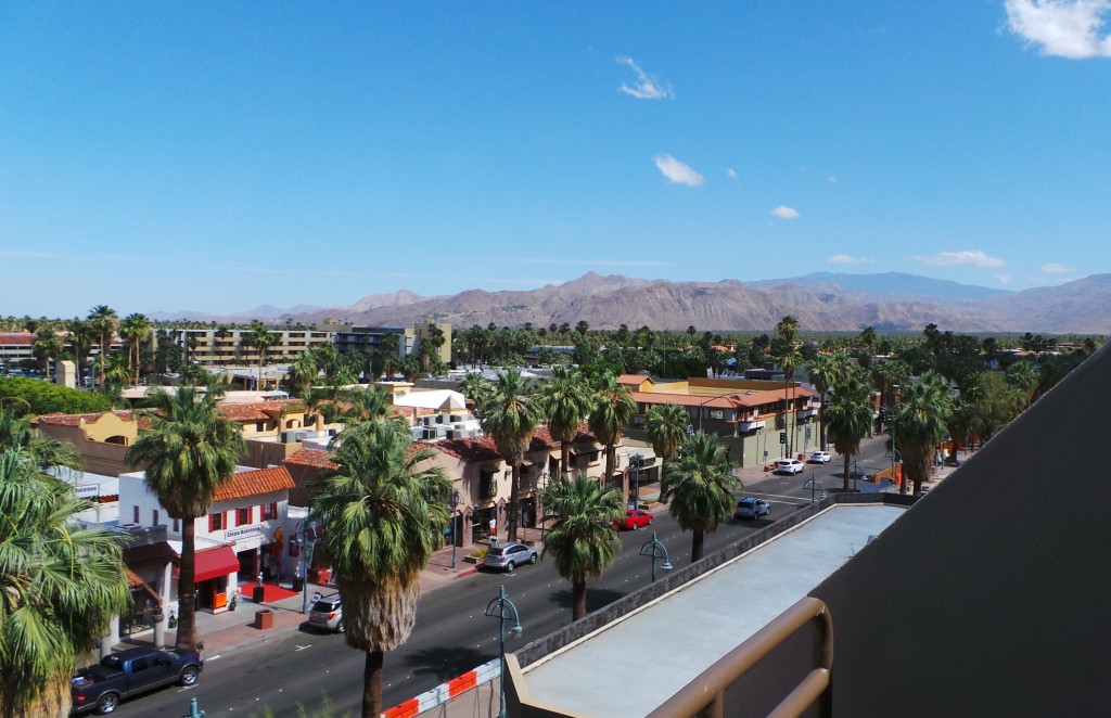 View from Balcony of Hyatt Palm Springs