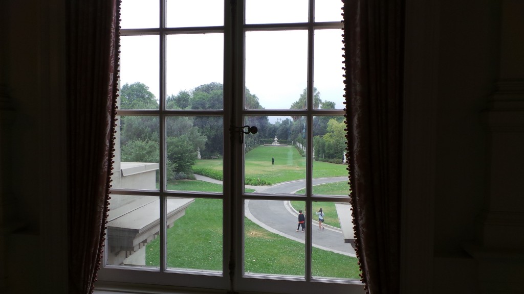 View of Lawn from Huntington Mansion