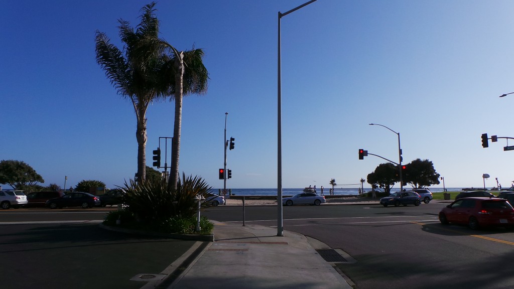 Walking Back Down to Ocean Laguna Beach California