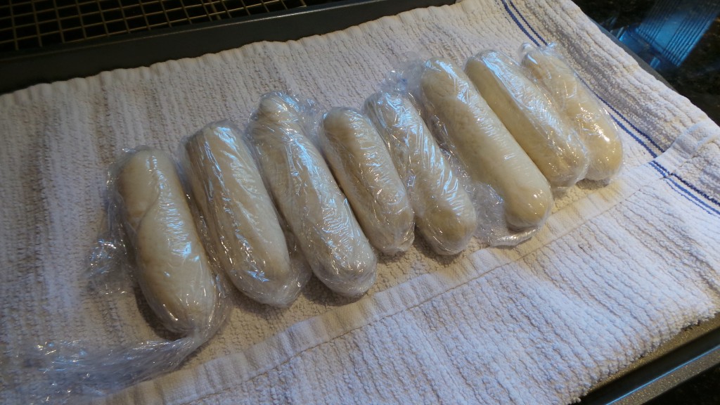 Japanese Gyoza Wrappers Before Rolling
