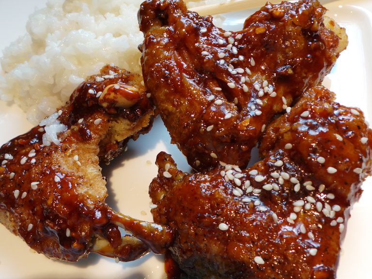 Korean Chicken Dakgangjeong 닭강정 with Rice Joshua Kennon