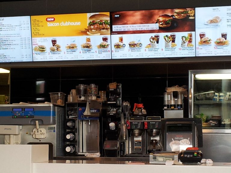 McDonald's Counter In New Store Copyright Joshua Kennon