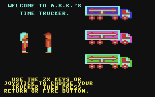 Time Trucker Commodore 64