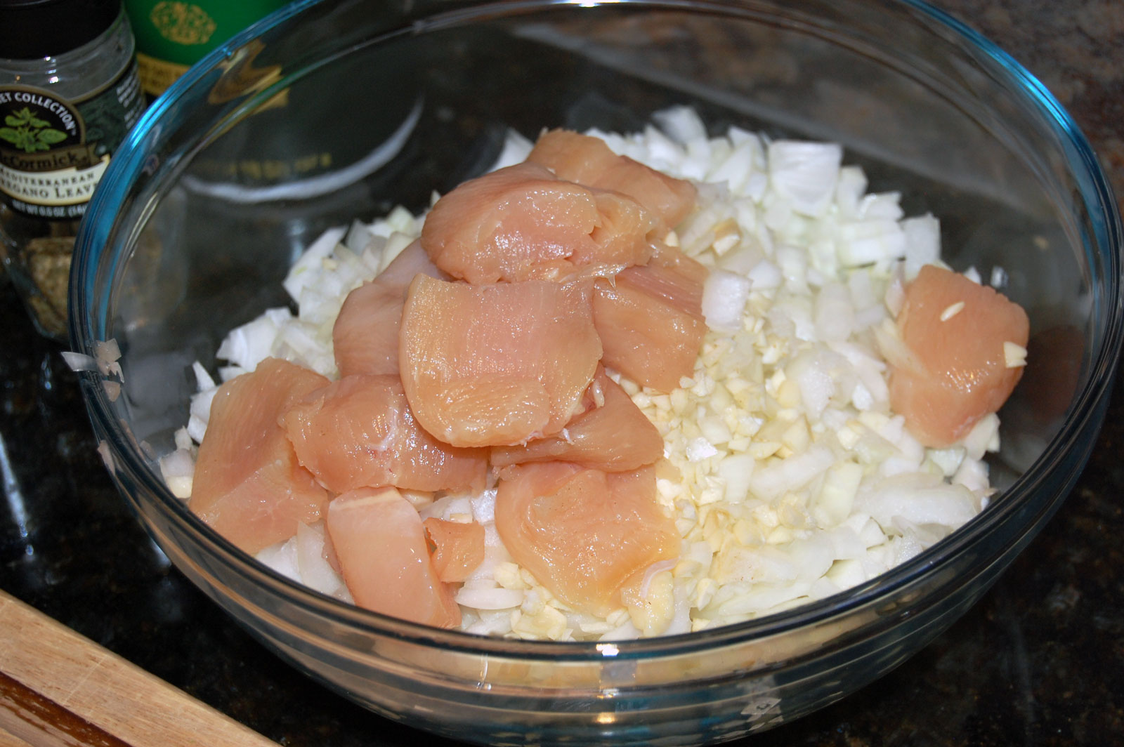 Chicken Onion and Garlic Chili