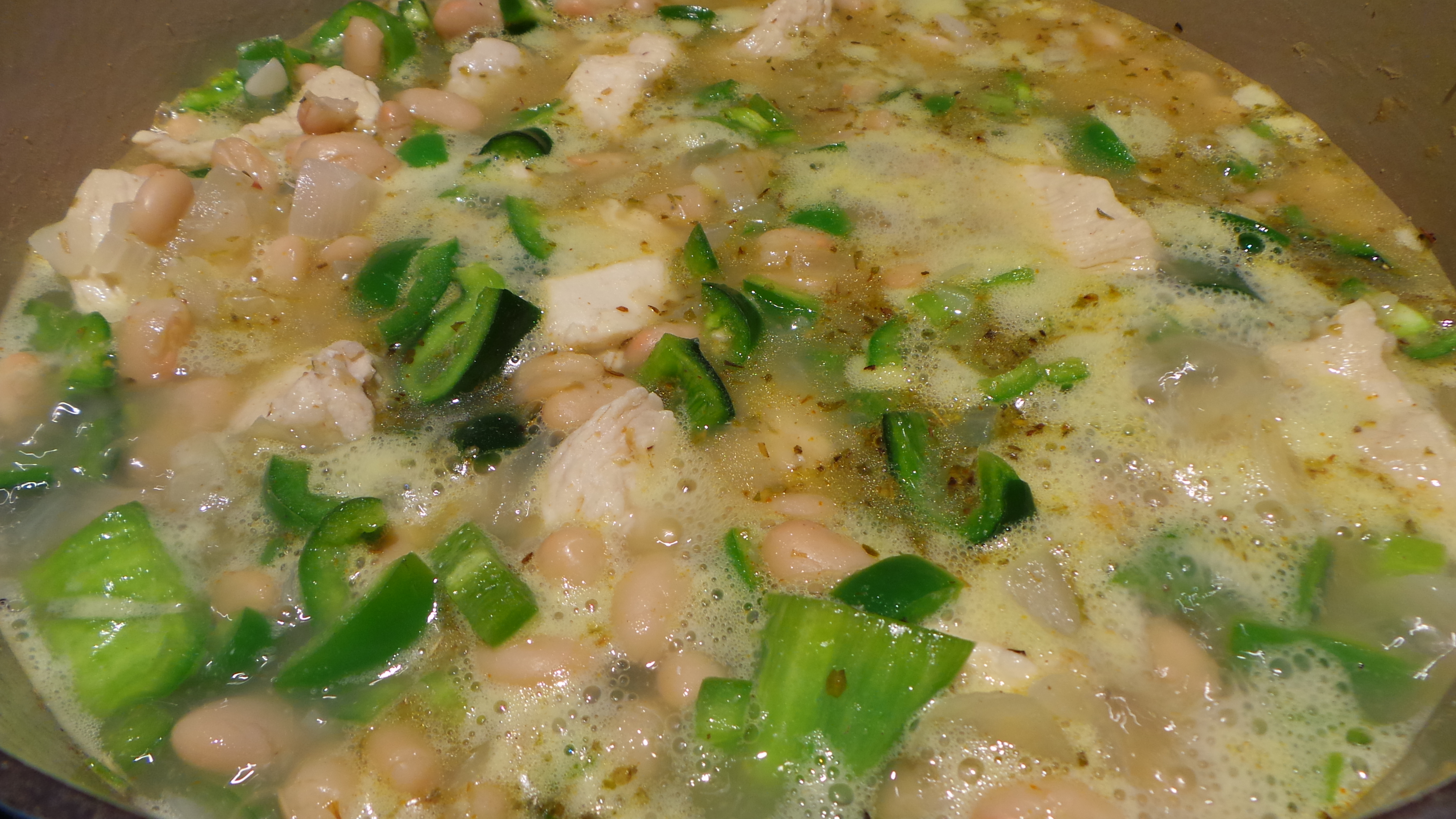 Cooking White Chicken Chili