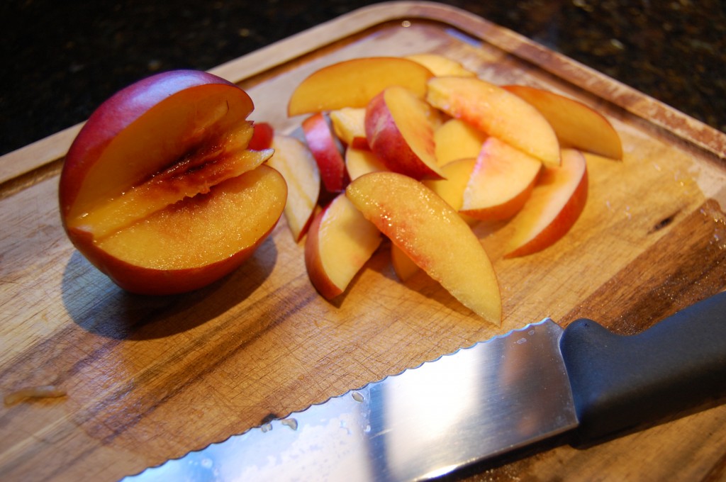 Cut Nectarines