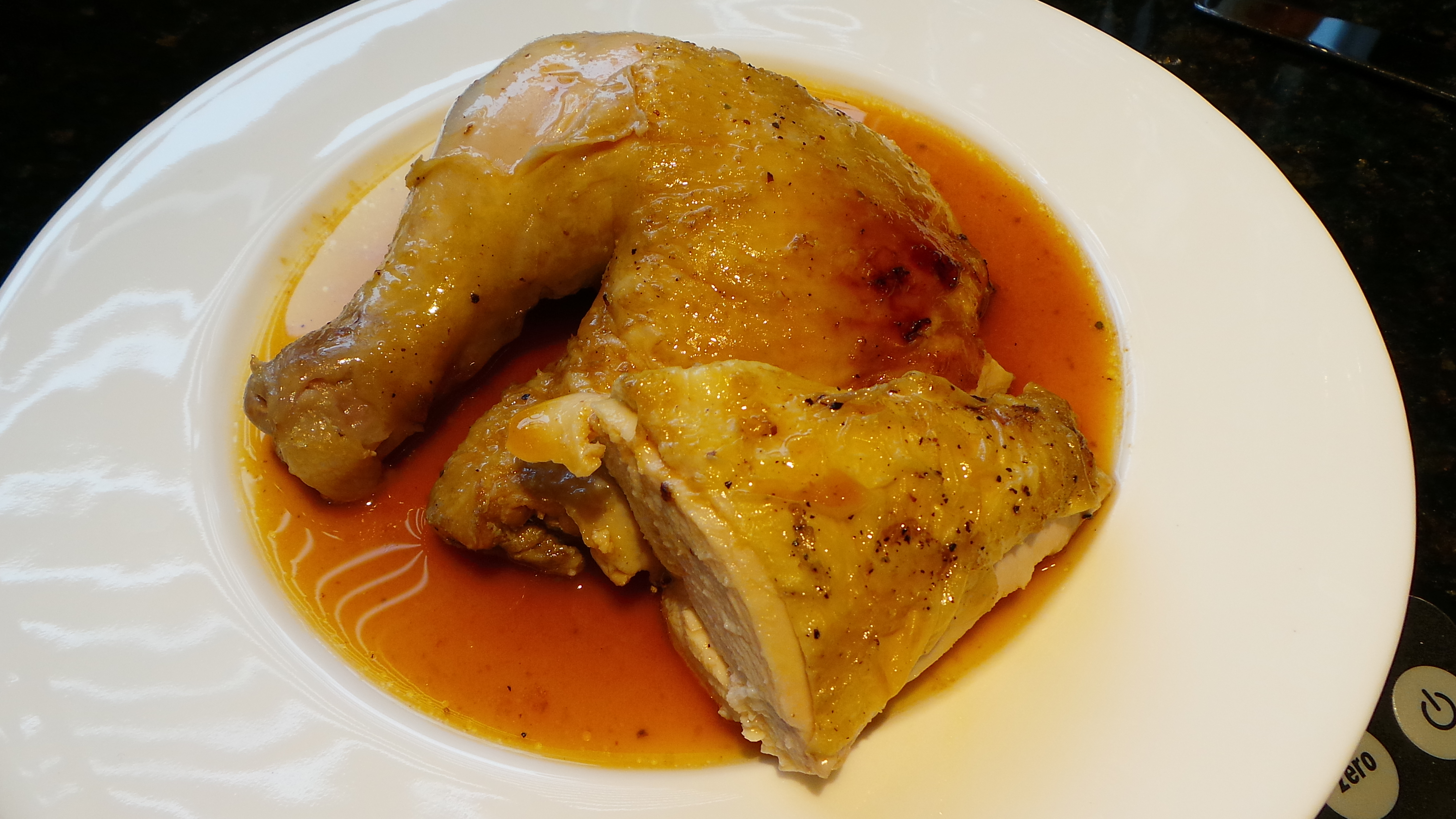 Roasted Chicken in Au Jus