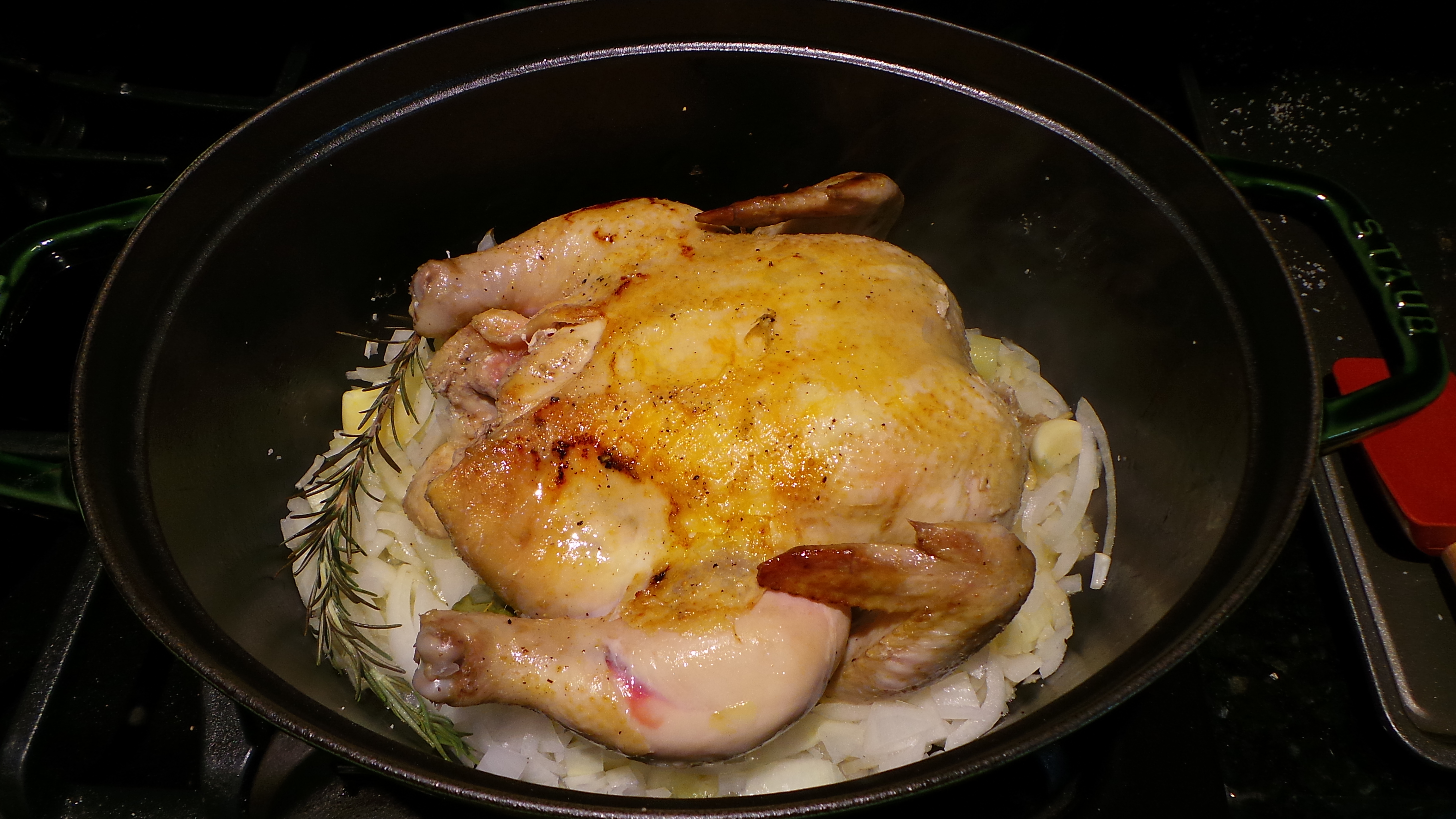 Roasting a Chicken French Style