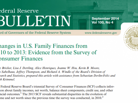 Federal Reserve Survey of Consumer Finances Federal Reserve Survey of Consumer Finances