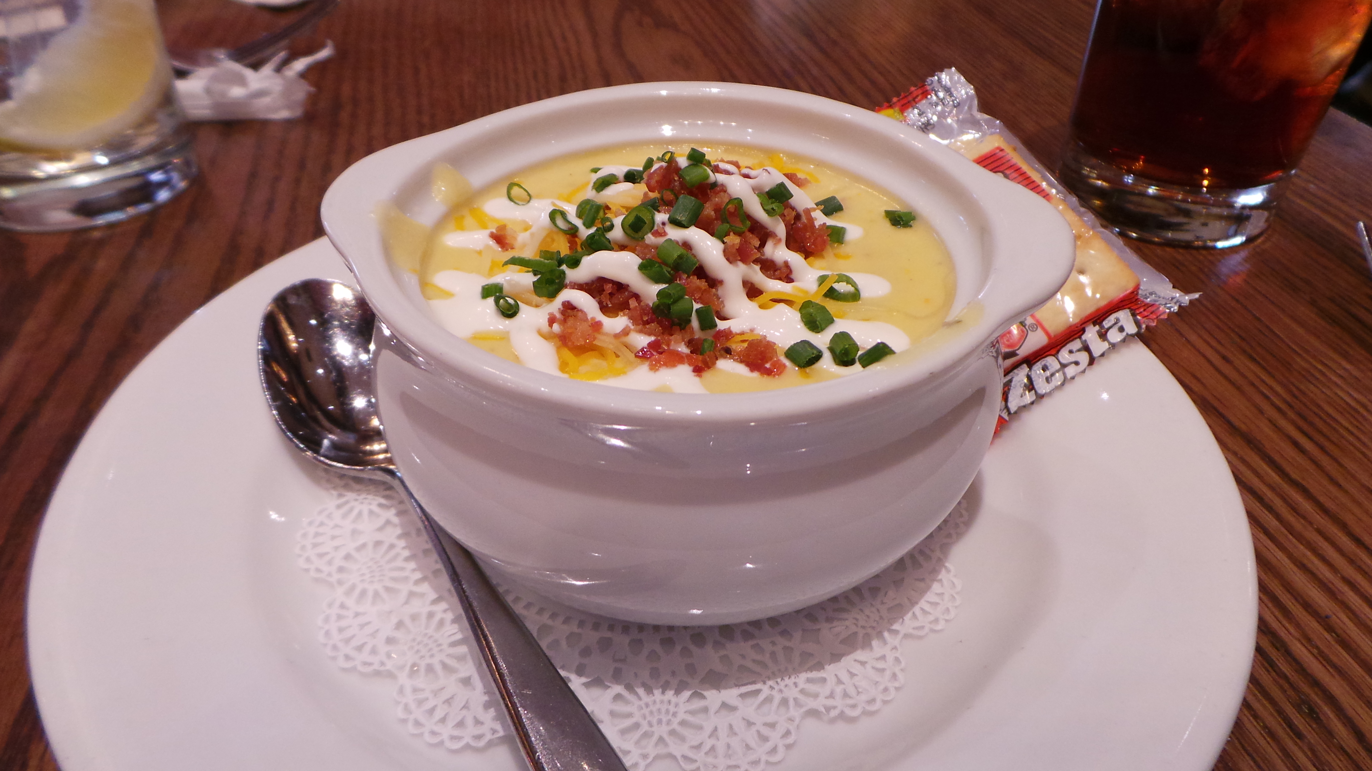 Loaded Baked Potato Soup from Disneyland's Carnation Cafe!