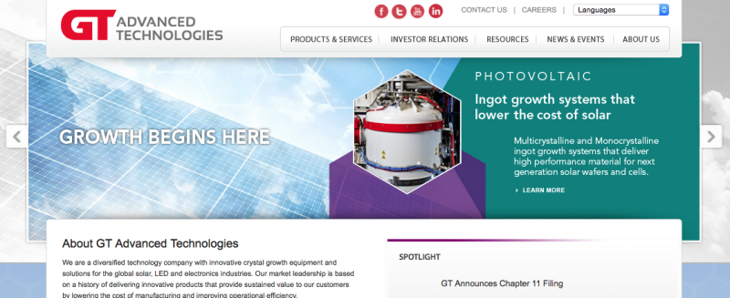 GT Advanced Technologies