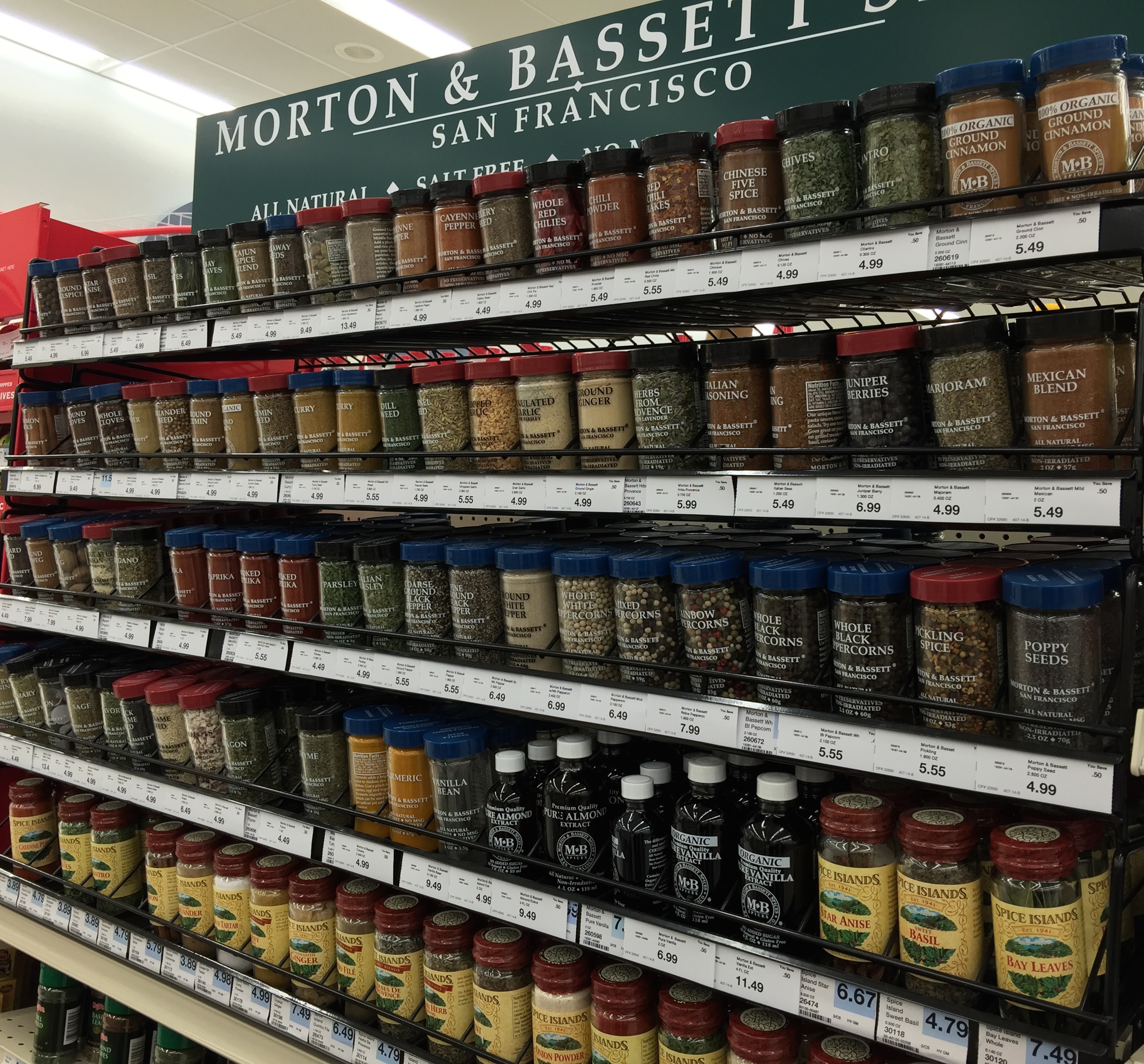 Grocery Store Spices