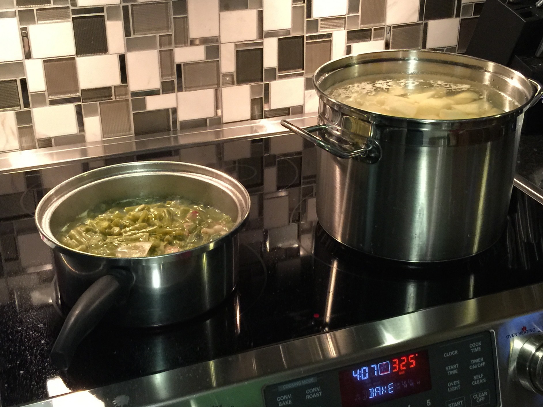 My Mom Cooking in Her Kitchen