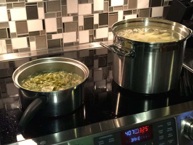 My Mom Cooking in Her Kitchen
