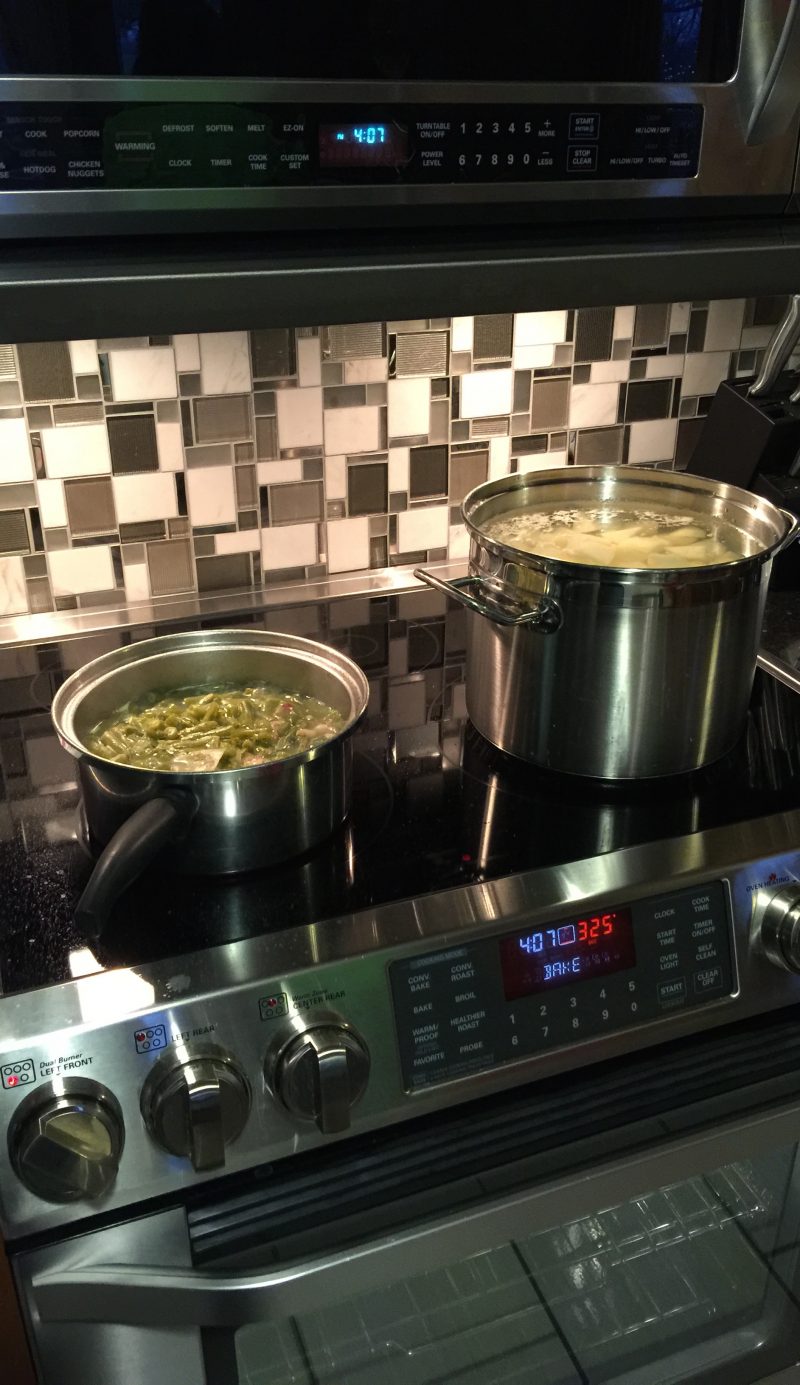 My Mom Cooking in Her Kitchen My Mom Cooking in Her Kitchen