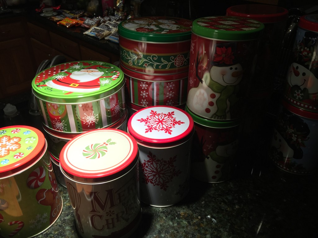 Christmas Tins for Candy