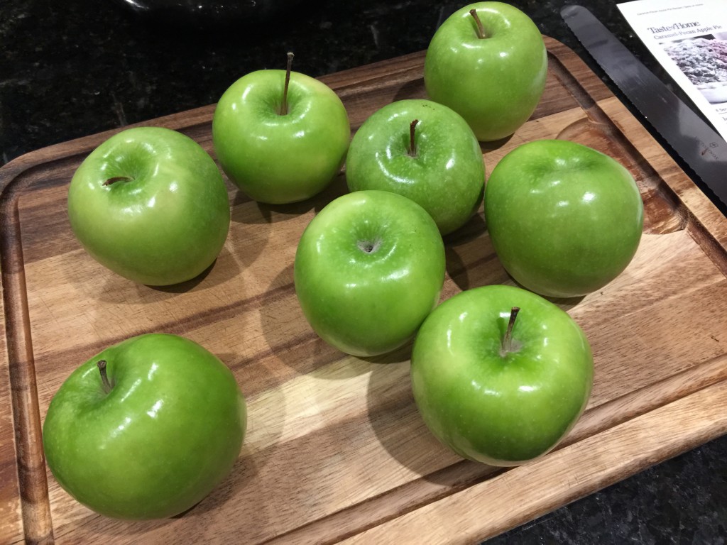 Granny Smith Apples for Caramel Pecan Apple Pie