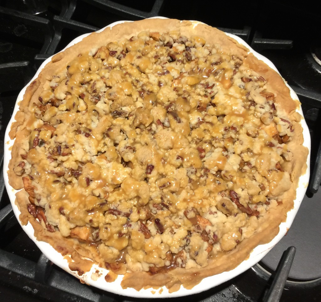 Caramel Pecan Apple Pie Whole