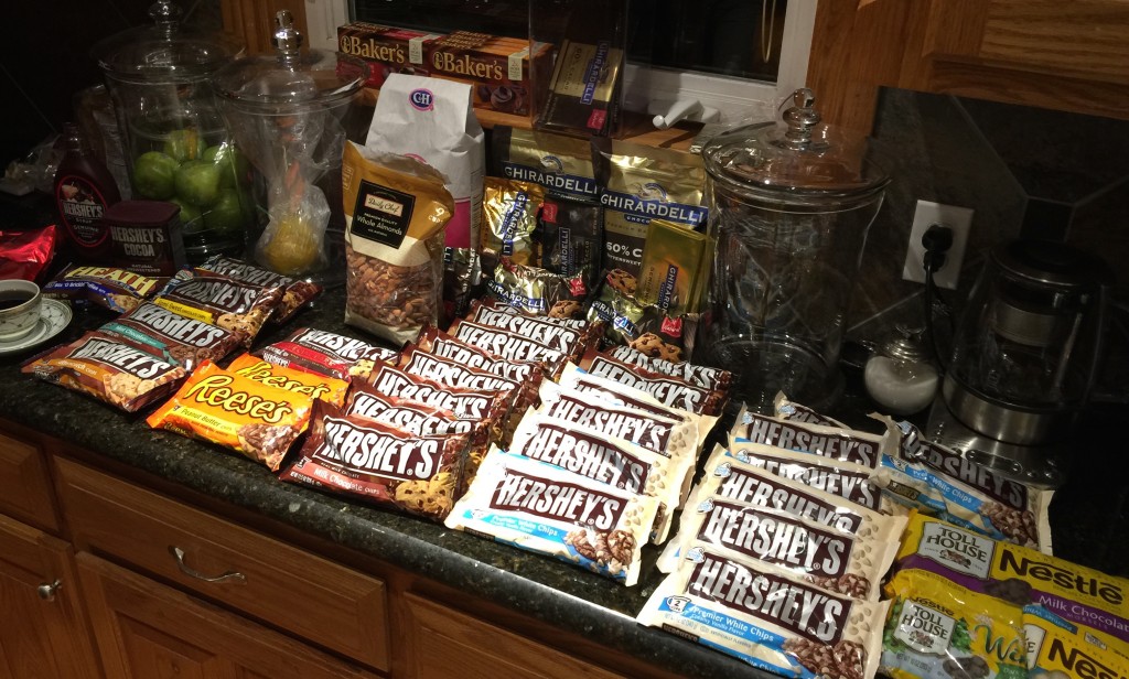 Making Christmas Candy with Hershey Joshua and Aaron