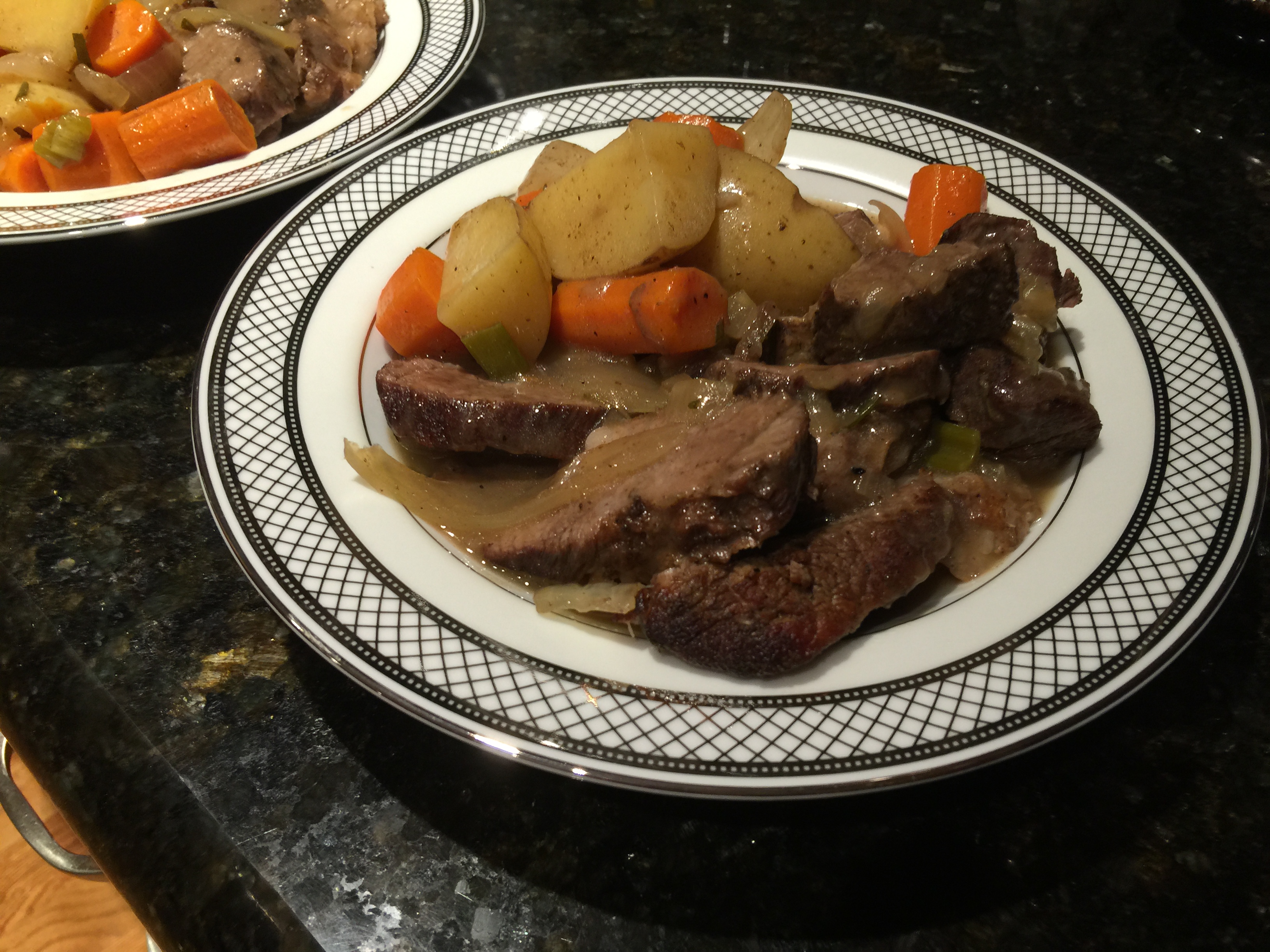 Red Wine Pot Roast with Butter Reduction