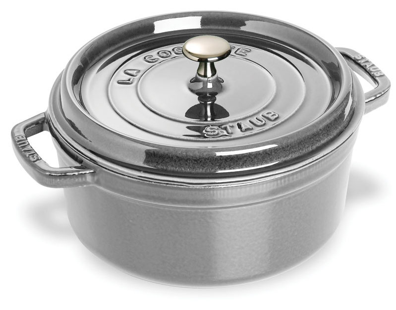 Staub 4 Quart Graphite Gray Dutch Oven