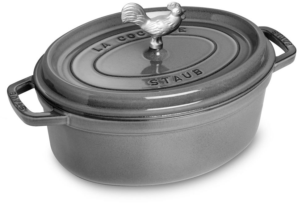 Staub Coq au Vin Graphite Grey Dutch Oven