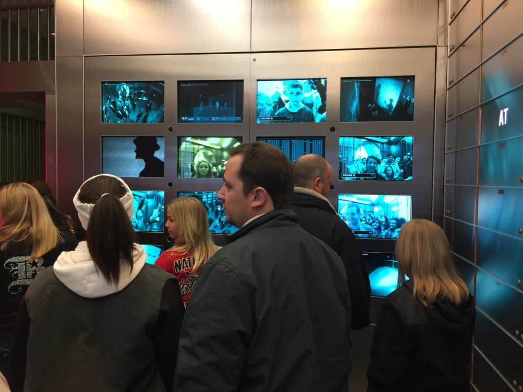 Security Screens in the Coca-Cola Vault