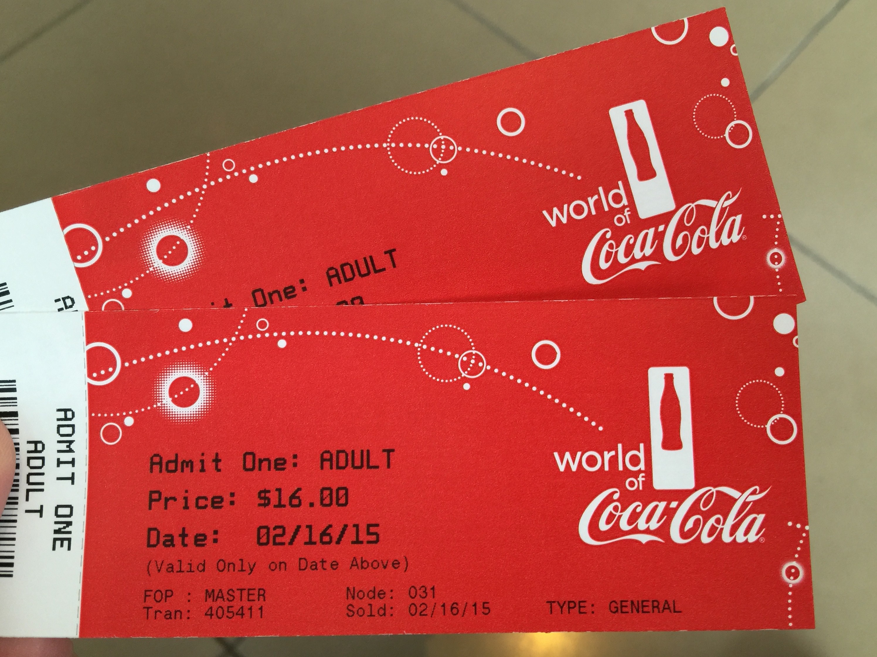 World of Coca-Cola Admission Tickets World of Coca-Cola Admission Tickets