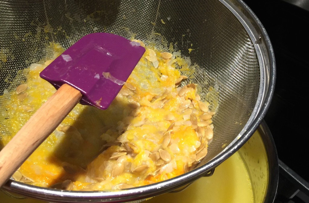 Remove Solids from Butternut Squash Soup
