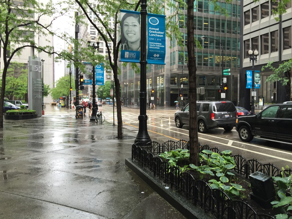 Cold Windy and Rainy in Chicago