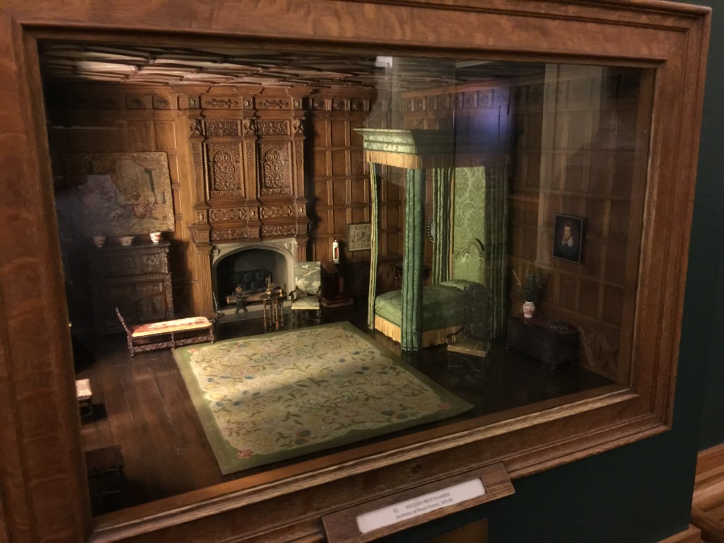 Thorne Miniature Chicago Art Institute English Bedchamber of the Jacobean or Stuart Period 1603-88