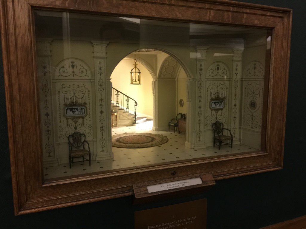 Thorne Miniature Chicago Institute of Art Georgian Period English Entrance Hall Circa 1775