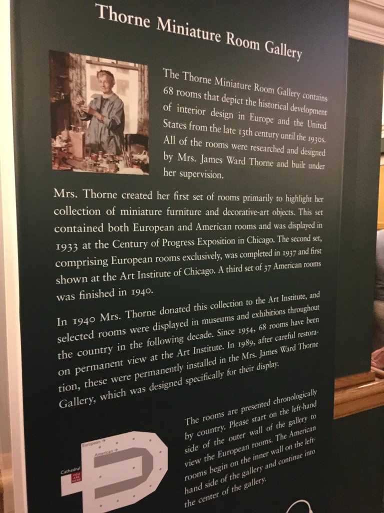 Thorne Miniature Room Gallery Chicago Institute of Art