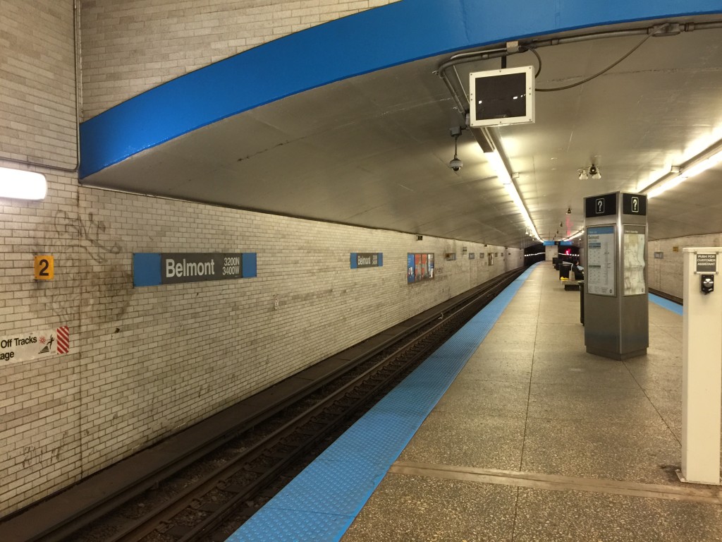 Belmont Train Station Chicago