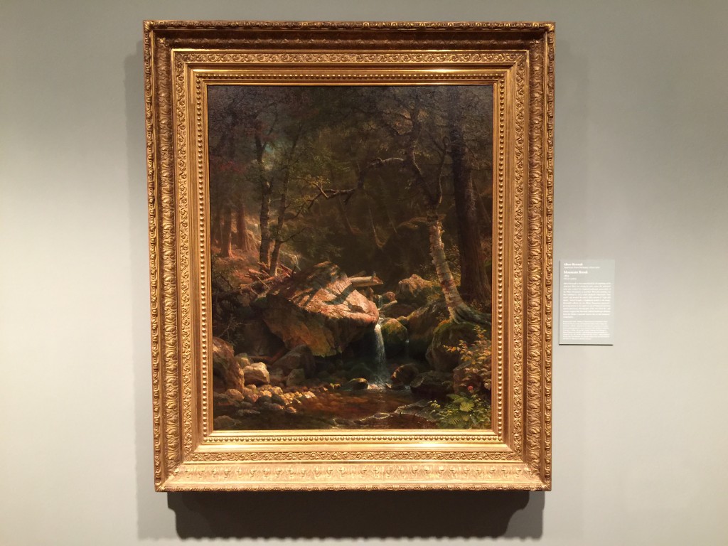 Bierstadt Mountain Brook Painting Art Institute of Chicago