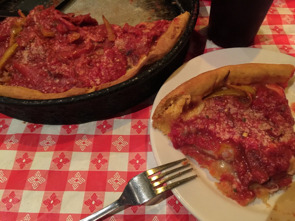 Josh and Aaron Try Their First Chicago Deep Dish Pizza