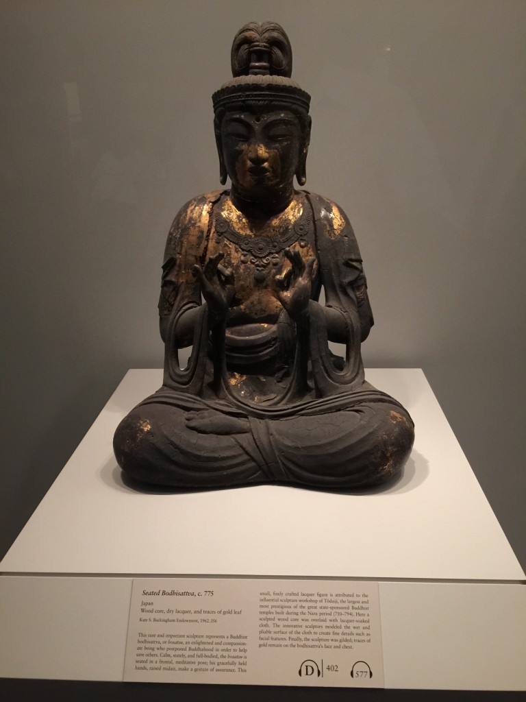 Wooden Japanese Buddah Statue