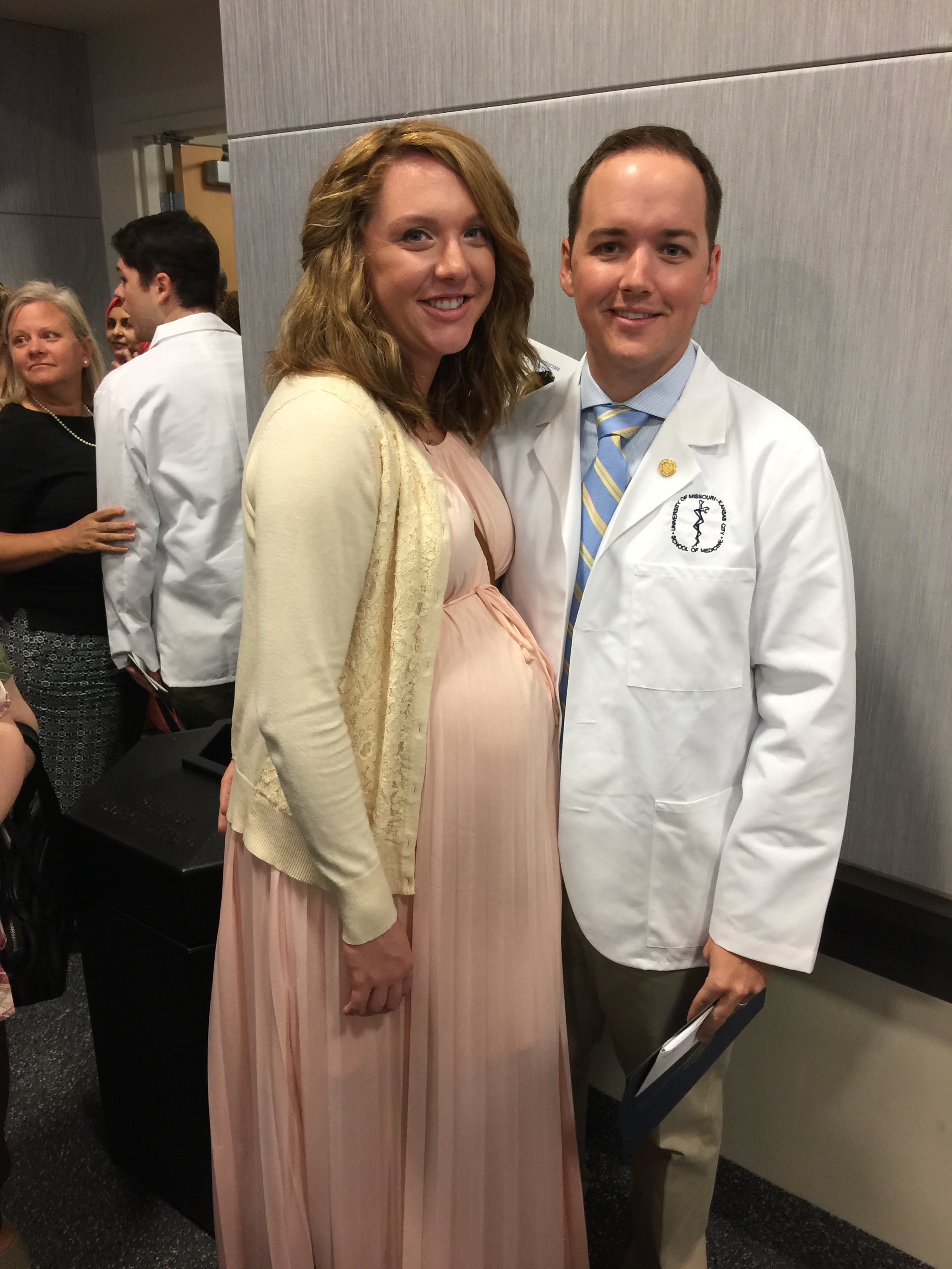 Caleb and Tara White Coat Ceremony Medical School