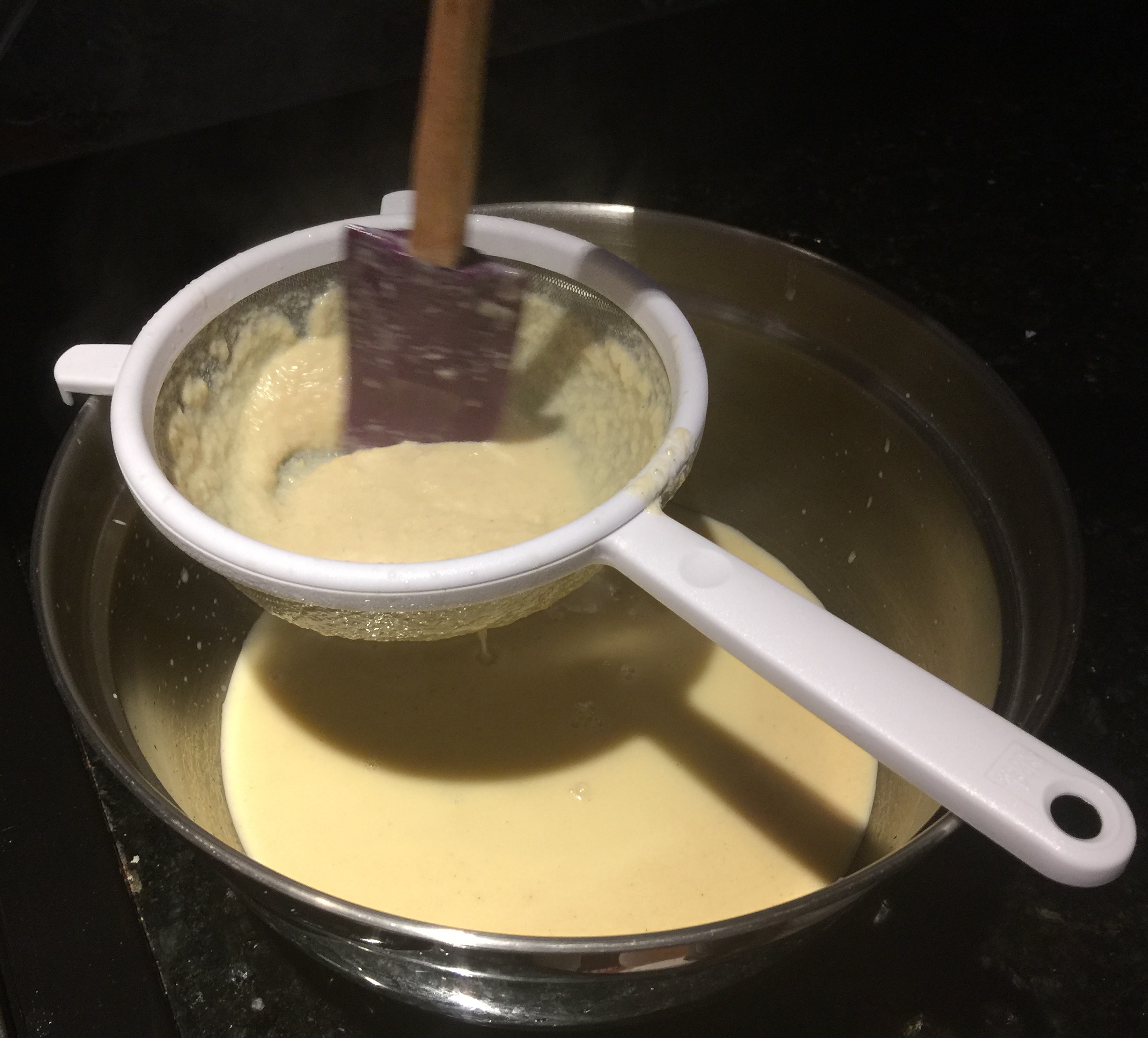 Strain Out the Milk Fats in the Ice Cream