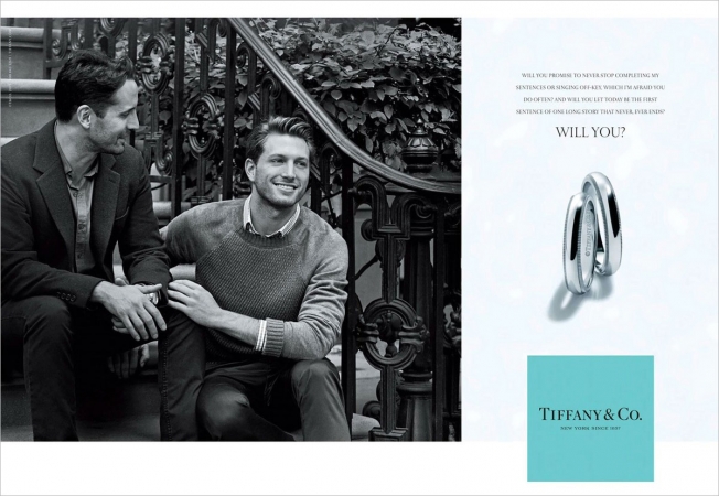 Tiffany & Company Gay Couple Wedding Ring Advertisement